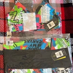 Zumba Free to Create high waisted ankle leggings and Crop Bra tank